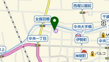 ホテル1-2-3よろづやの地図画像