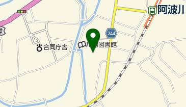 川島図書館の地図画像