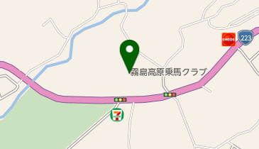 霧島高原乗馬クラブの地図画像