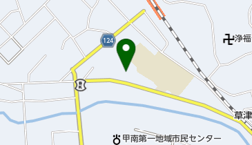 甲賀市甲南図書交流館の地図画像