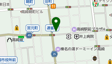 寿ダイニング 花火の地図画像