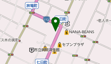七日町商店街振興組合(W)の地図画像