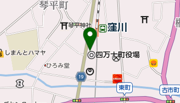 四万十町役場本庁東庁舎の地図画像