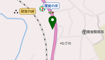 ねざめ亭の地図画像