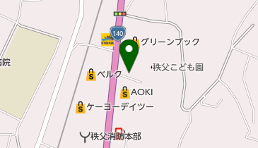 ちちぶ動物病院の地図画像