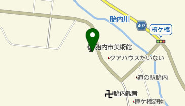 胎内市美術館の地図画像