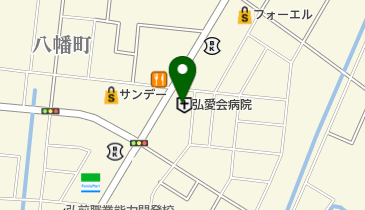 弘愛会病院の地図画像