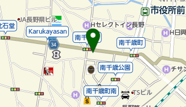 数寄屋内藤の地図画像