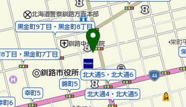 東横イン釧路十字街の地図画像