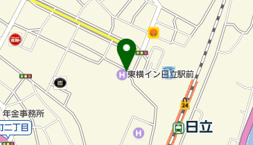 東横イン日立駅前の地図画像
