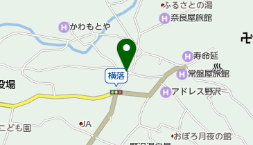 野沢温泉旅館組合の地図画像