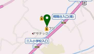 フジ三入店の地図画像