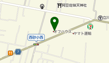 オフハウス/ホビーオフ立川西砂店の地図画像