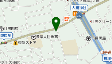 目黒寄生虫館の地図画像