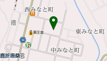 鹿折公民館の地図画像