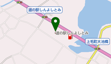 道の駅 しんよしとみの地図画像