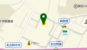 アピタ飯田店ゲームコーナーの地図画像