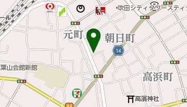 マザー薬局の地図画像