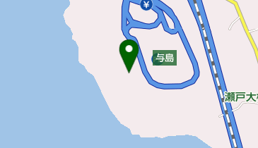 瀬戸中央自動車道 与島パーキングエリア(インフォ前)の地図画像