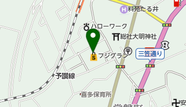 namcoアクトピア大洲店の地図画像