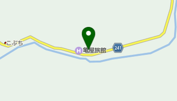 熊野古道 川湯温泉 亀屋旅館の地図画像