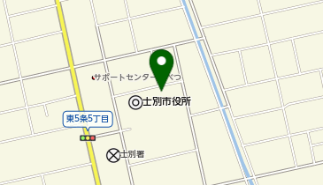 士別市役所 本庁舎 (APB-3F-W07)の地図画像