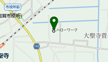 ハローワーク加賀の地図画像