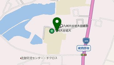 九州大谷短期大学の地図画像