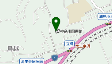 横浜市神奈川図書館 2の地図画像