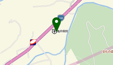 社会医療法人 尽心会 亀井病院(病棟1)の地図画像