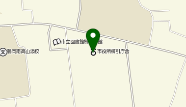 鶴岡市役所 櫛引庁舎の地図画像