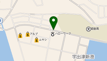 ハローワーク能登の地図画像