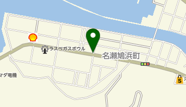 ポッポビーチカフェの地図画像