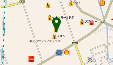 namcoイオンモール新利府 南館店311の地図画像
