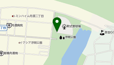 浮間公園 駐車場の地図画像
