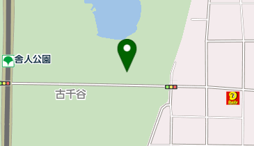 舎人公園 第二駐車場の地図画像