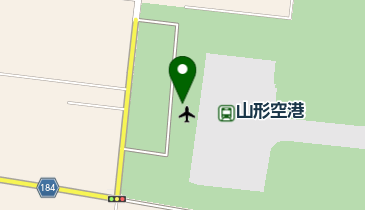 山形空港2F出発ロビーの地図画像