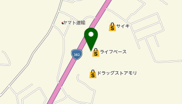 ライフベース 美津島店の地図画像