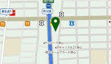 まなクル 浄心の地図画像
