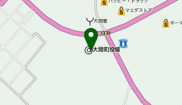 大間町役場AP5の地図画像