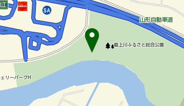 最上川ふるさと総合公園 センターハウスの地図画像