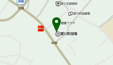 愛川町役場の地図画像