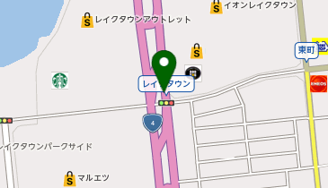 namcoイオンレイクタウン店112の地図画像