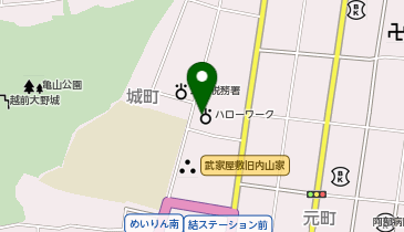 大野公共職業安定所の地図画像