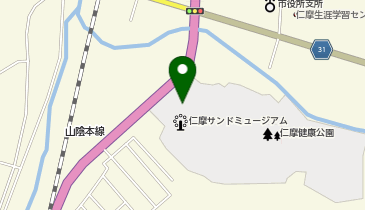 仁摩サンドミュージアムの地図画像