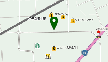 namcoエミフルMASAKI店の地図画像