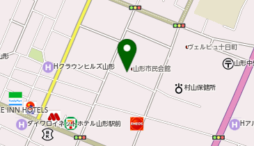 山形市民会館1Fの地図画像