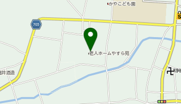 在宅複合型施設やすらの旋風(かぜ)の地図画像