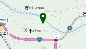 上下地域共生交流センターの地図画像