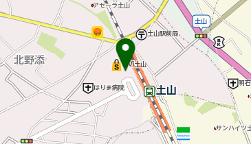 土山駅南交流スペース(きっずなホール)の地図画像